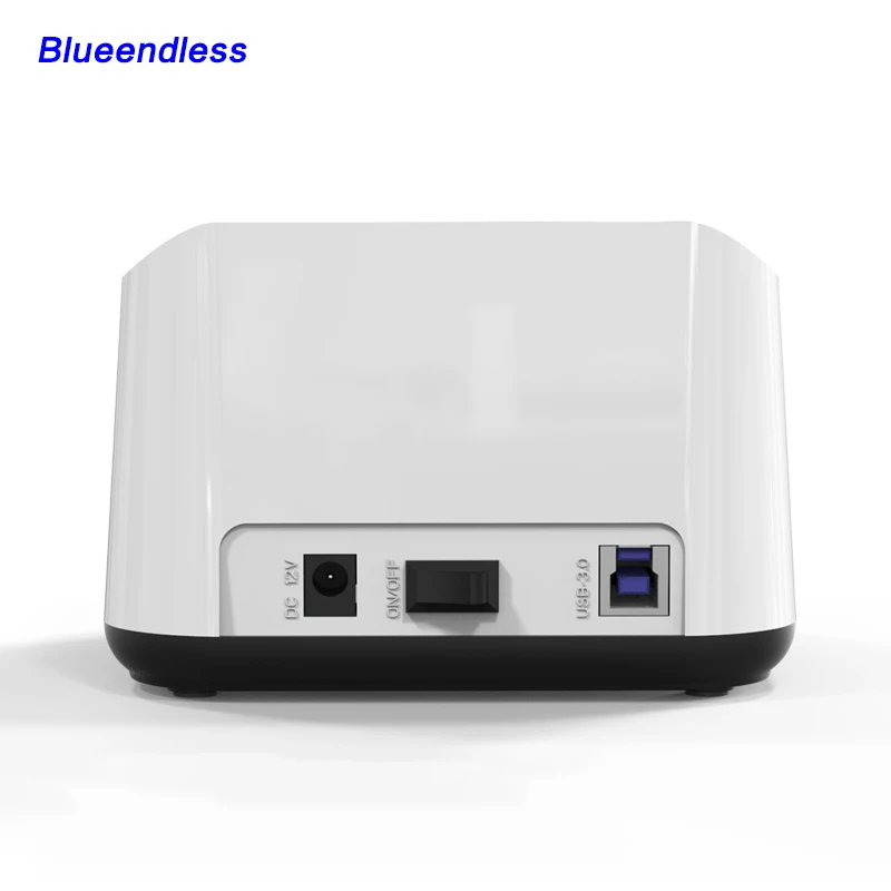 Blueendless 2-Bay SATA HDD док-станция 3," 2,5 USB3.0 двойной отсек HDD SSD клон дубликатор док-станция Sata Корпус для хранения