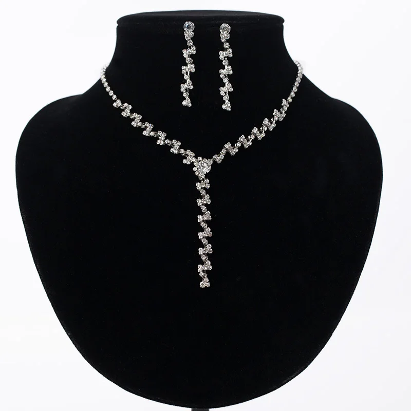 Комплект из колье и серёг с австрийским кристаллом|earrings light|jewelry daughterjewelry castings for