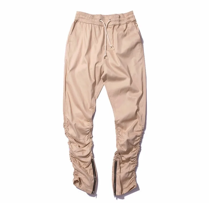 

Streetwear Harem Pants joggers Men 2019 Hip Hop Skinny Slim Pants Leg Opening Zipper Male Jogger Trousers Casual Pants WG26