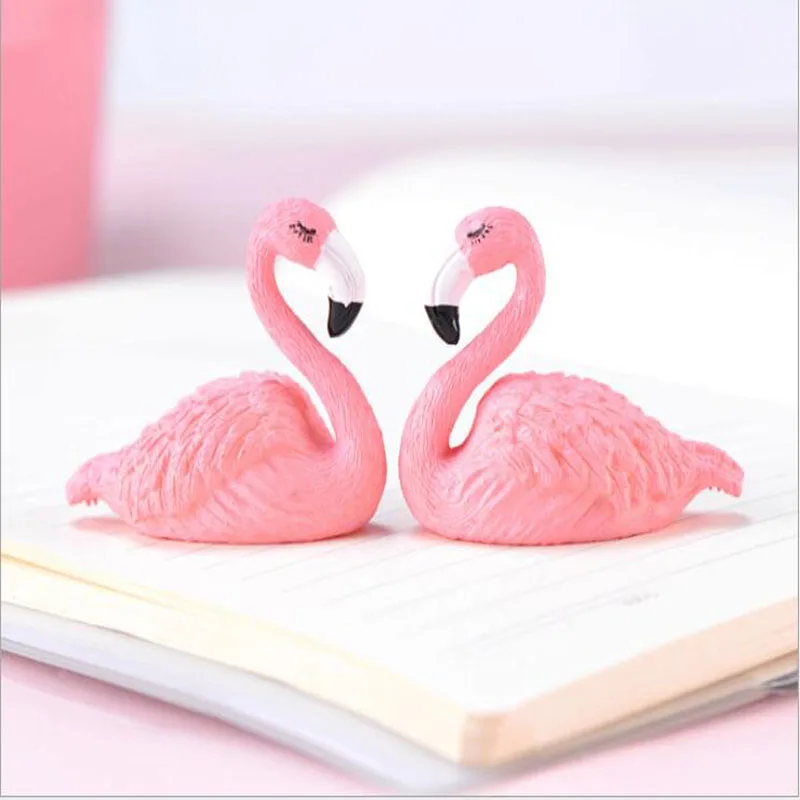 Сувениры из пвх фламинго пластиковые поделки креативные подарки витрина