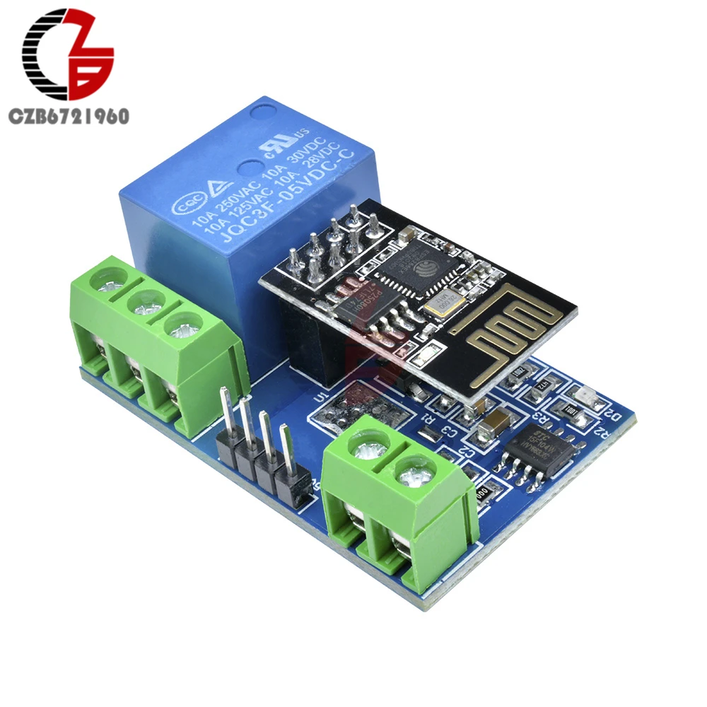 Приложение управления 5 в ESP8266 ESP-01S ESP01S беспроводной Wifi релейный модуль Wifi релейный переключатель IOT для умного дома приложение дистанционное управление переключатель