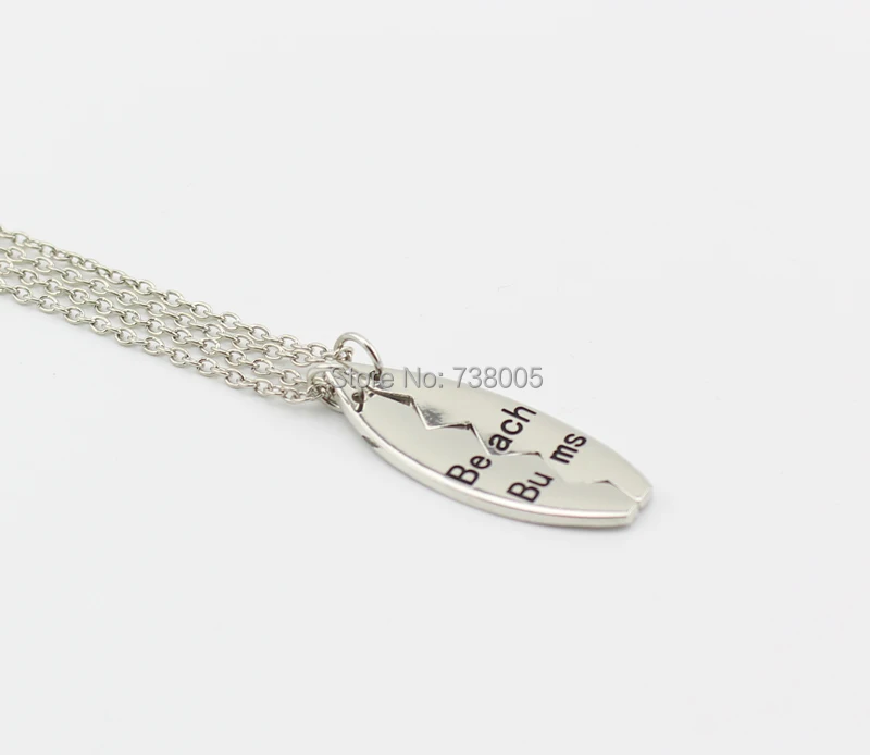 2015 Новый стиль сломанная доска для серфинга 2 части серебряная надпись пляжные