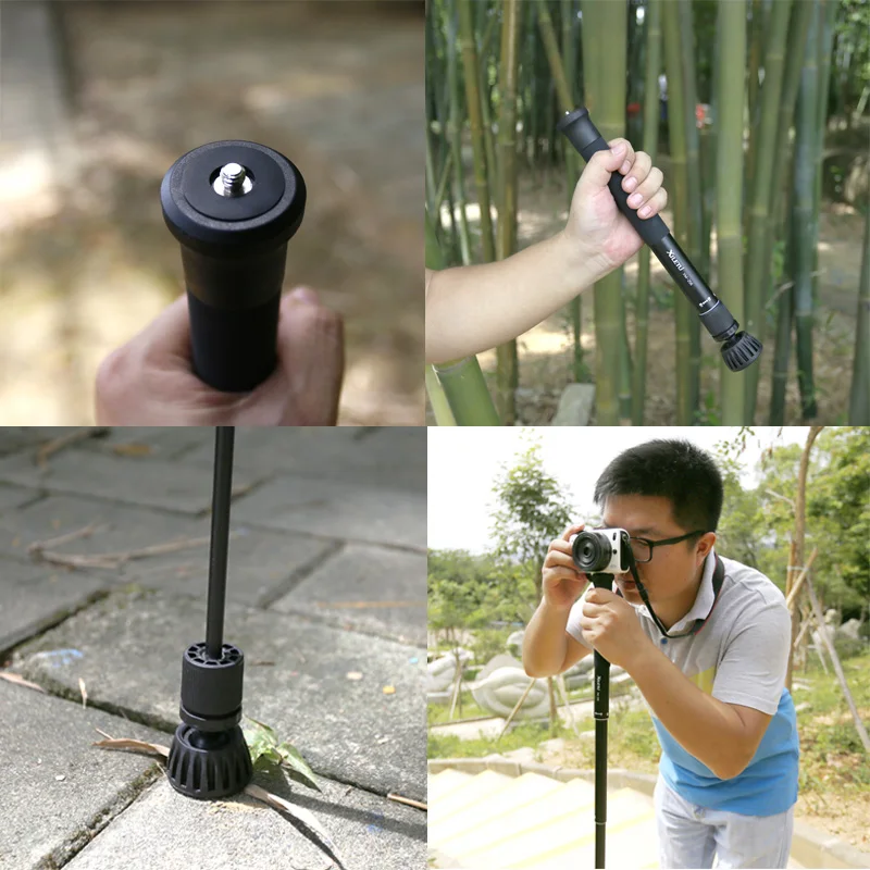 

XILETU XM-256 Monopod 47.8inch Handy Tripod Monopod/Selfie Stick/Pole For Camera/Camcorder/Smart Phone/Mirrorless camera
