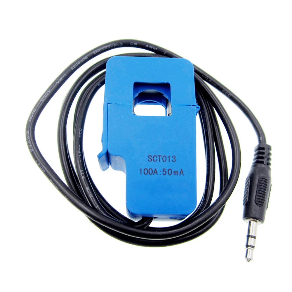 1 шт. SCT013 50A/1V SCT-013-50A 100A/50mA SCT-013-100A Неинвазивная переменного тока Датчик Разделение
