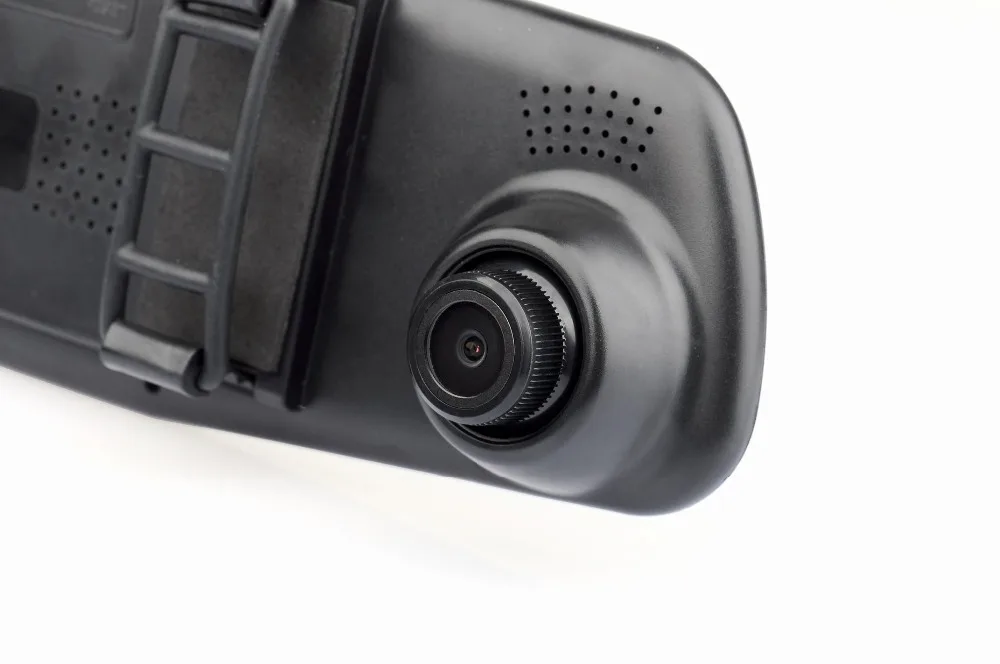 4 3 дюймов зеркало заднего вида DVR рекордер с фронтальной 1080P и камерой