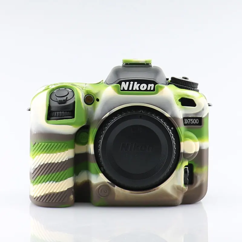 Силиконовая кожа брони чехол защитный чехол для Nikon D7500 только DSLR камеры