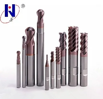 JF горячая Распродажа D10 * 25 75*4T Твердосплавные 4 флейты сплющенные концевые фрезы с