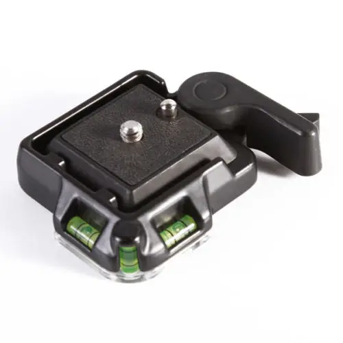 

Quick Release QR Plate Mount Screw Stand Tripod Ballhead Adapter 1/4" for DSLR Camera DV Black