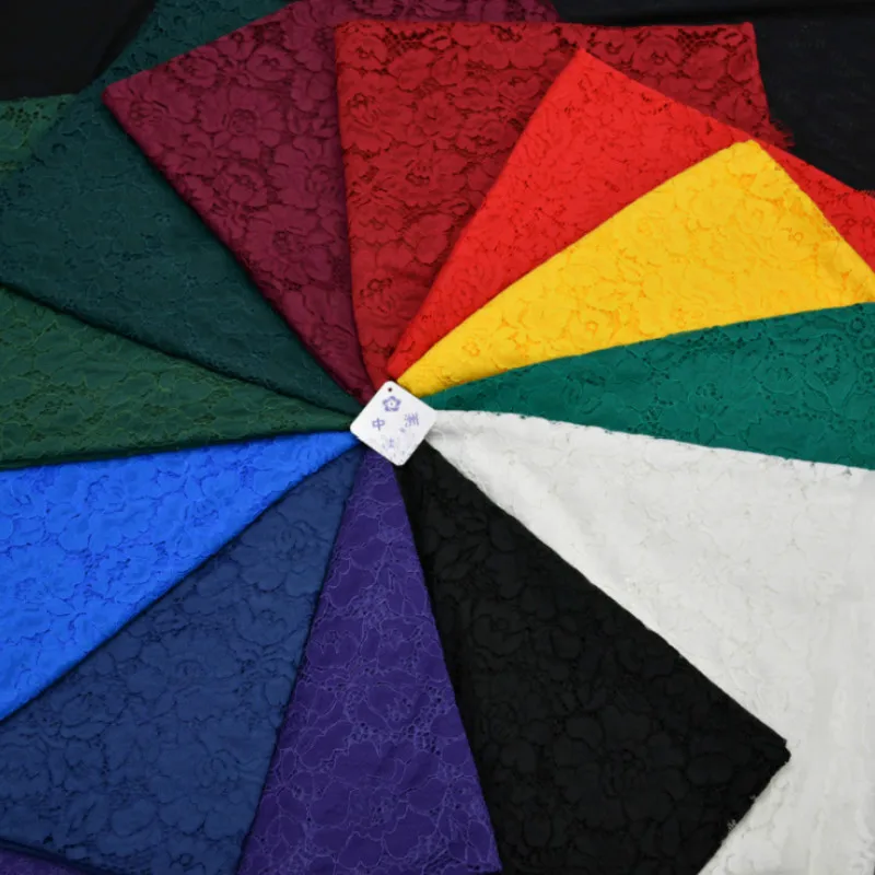 Нейлоновая кружевная ткань длиной 1 5 м вышитое цветочное кружево для свадебного