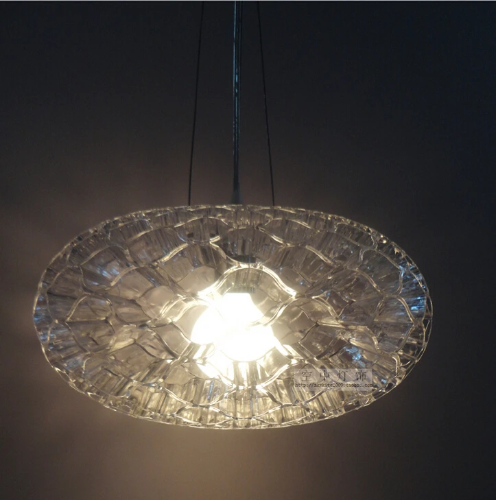 Итальянская дизайнерская столовая акриловая Подвесная лампа 35/50 см современная