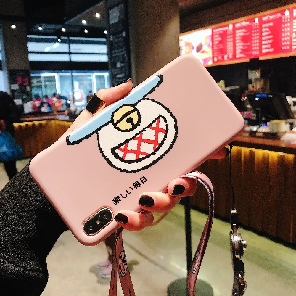 Cute Doraemon pattern phone cases for iphone XS Max XR X 6 6S 7 8 plus case soft TPU simple back cover |