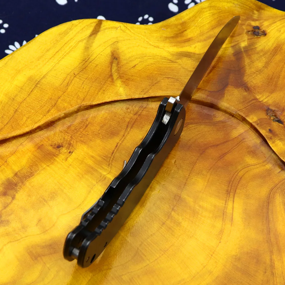 На открытом воздухе karambit D2 сталь лезвие Тактический складной нож из нержавеющей стали с эффектом поношенности ручка выживания карманные ножи министерство охраны окружающей среды canivetes