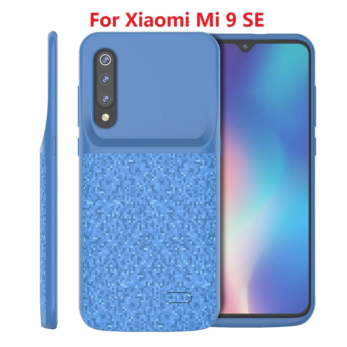 MI 9 SE Blue Для Xiaomi Mi 9 Mi 9 SE чехол для зарядного устройства 4700 мАч Внешний тонкий аккумулятор перезаряжаемая задняя крышка для Xiaomi Mi9 чехол для аккумулятора - Цвет: MI 9 SE Blue