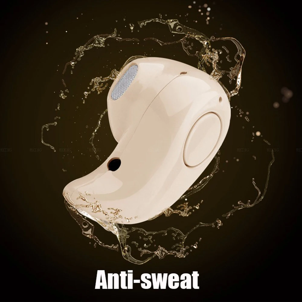 Мини беспроводные Bluetooth наушники вкладыши стерео гарнитура невидимки с