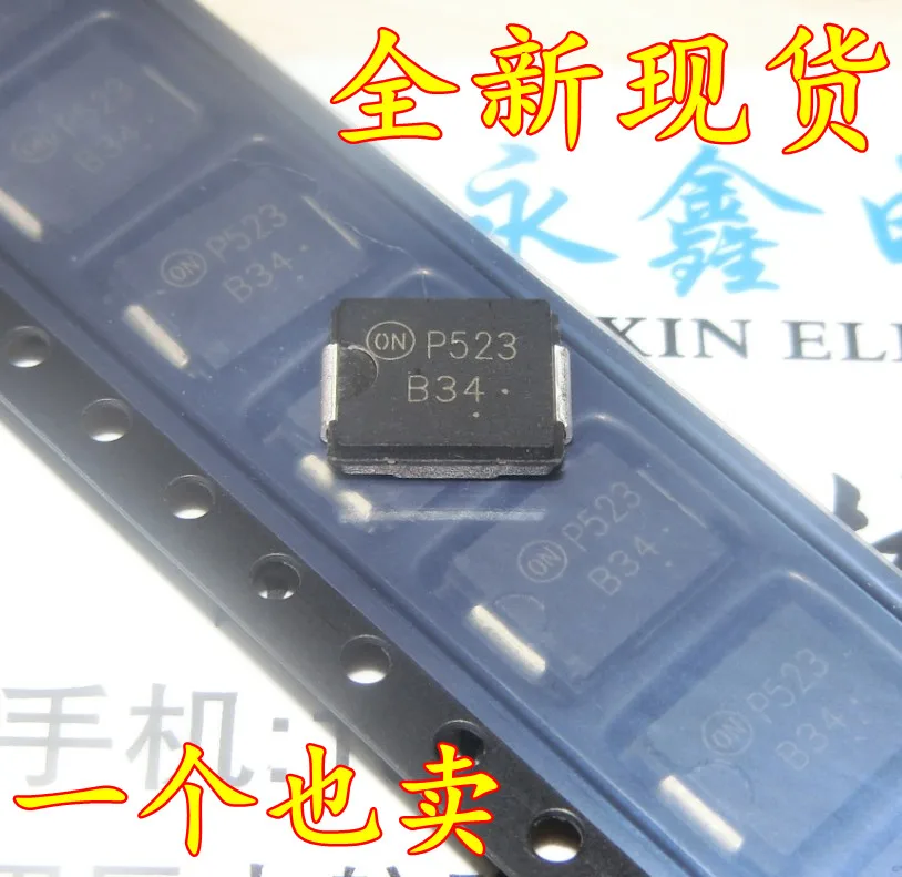

10pcs/lote MBRS340T3G B34 3A/40V DO214AB