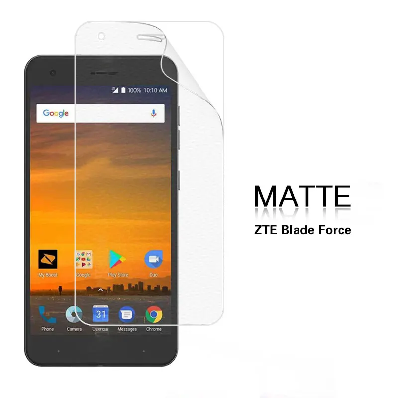 HD прозрачный глянцевый фильм для ZTE Blade Force 5 в матовой пленке анти отпечатков