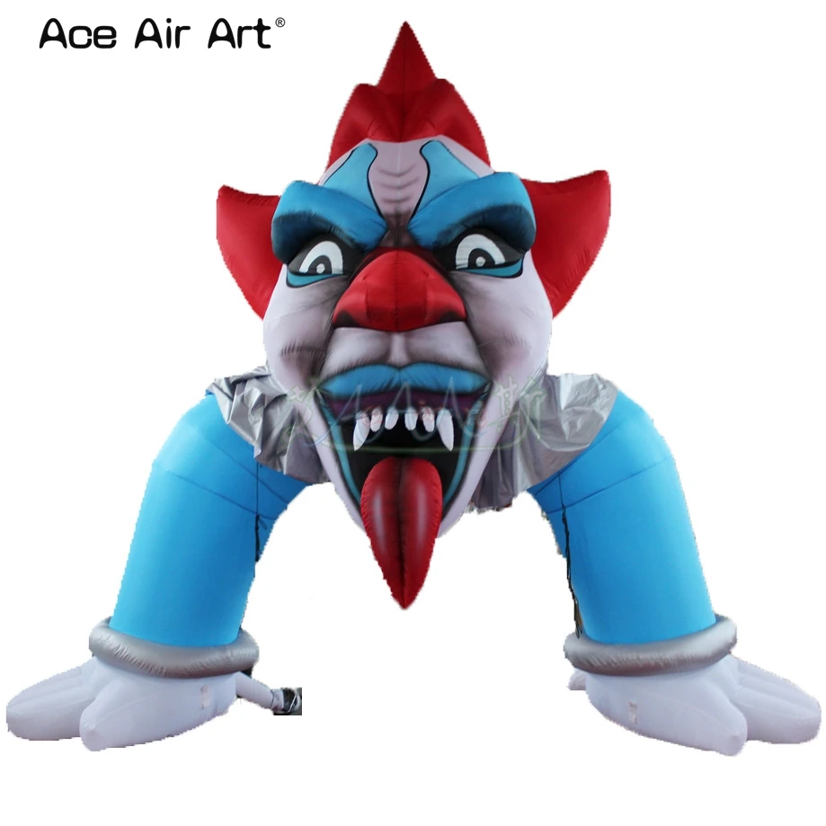 

Giant Halloween arch inflatable clown arch,air blown archway with big head and exaggerated mouth tongue for sale