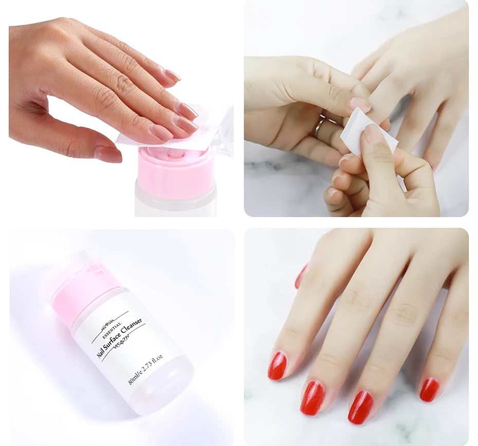 

Elite99 Nail Surface Cleanser 80ml Nail Gel Polish Remover Enhance Shine Effect UV Gel Cleanser Remover Nail Art Remover Tools