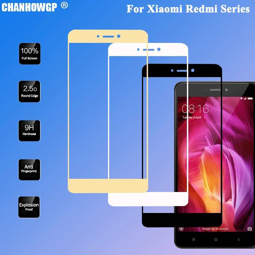 Закаленное стекло с полным покрытием для Xiaomi Mi 5 глобальная Защитная пленка