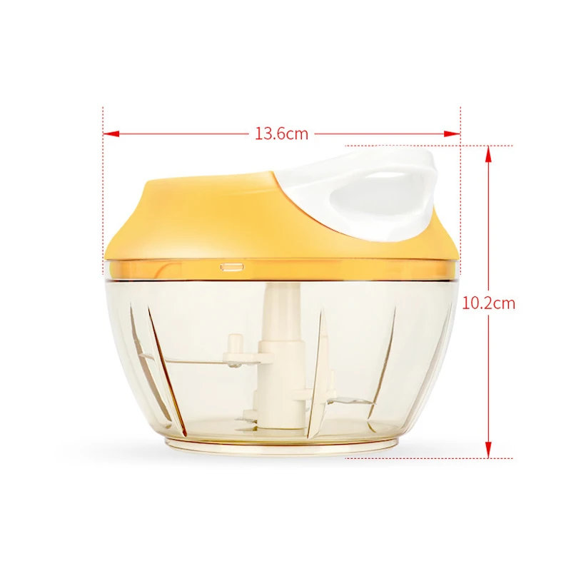 Ручной измельчитель для фруктов и овощей ручной Потяните нож льда мельница лука