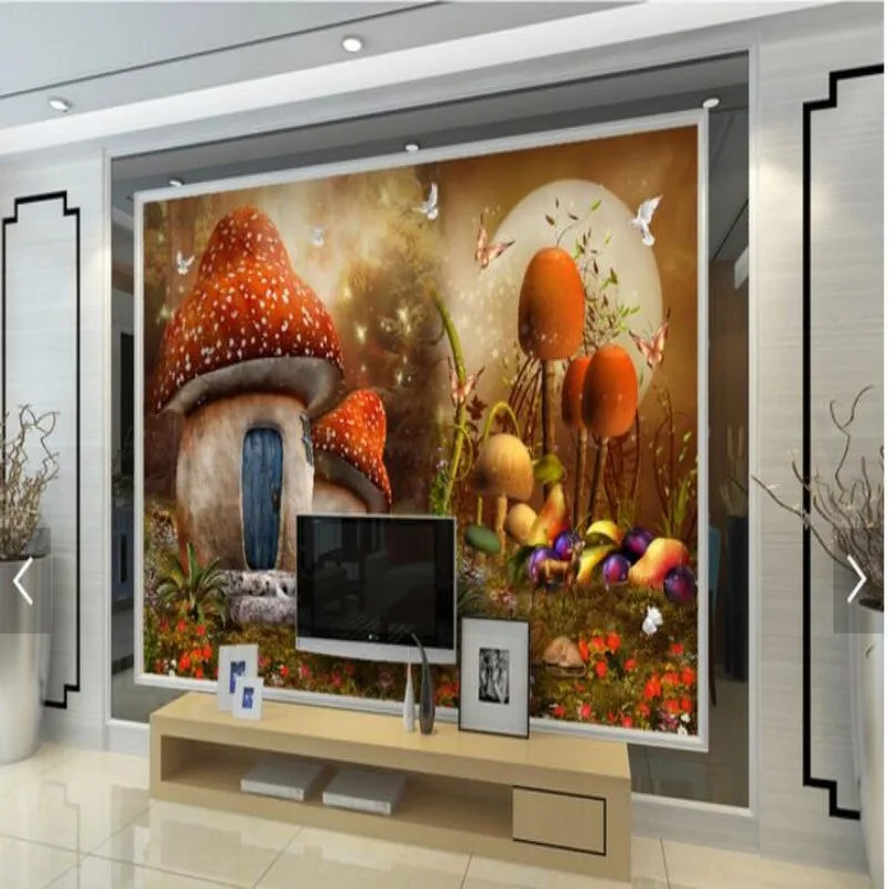 Обои на заказ 3d стерео Современная Фэнтези дом Фотофон стены papel де parede |