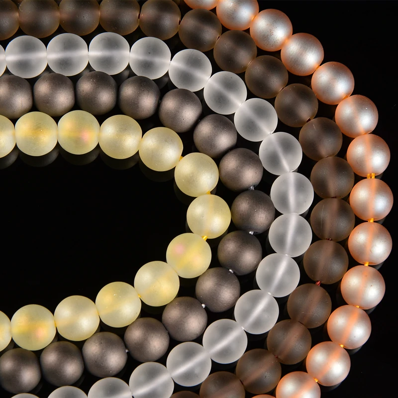 4mm-12mm Round Beads Glass For Needlework Accessories Spacer Jewelry Making Necklace Beading | Украшения и аксессуары
