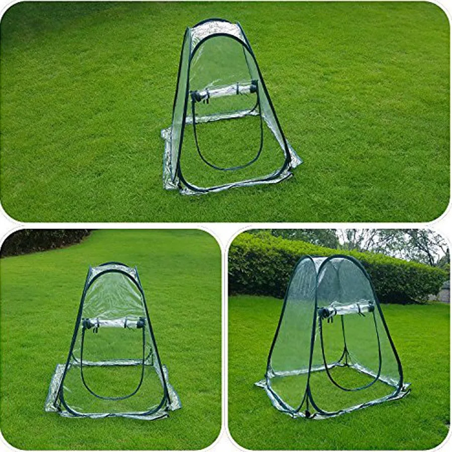 ПВХ складной теплый сад однослойный мини домашний растительный парниковый чехол