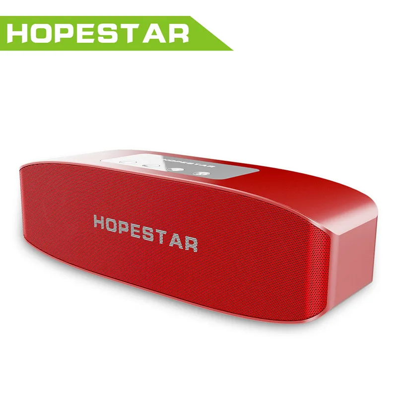 HOPESTAR H11 динамик fm-радио беспроводной громкий динамик стерео звук MP3 музыкальный плеер Поддержка tf-карты Мобильная мощность - Цвет: red H11