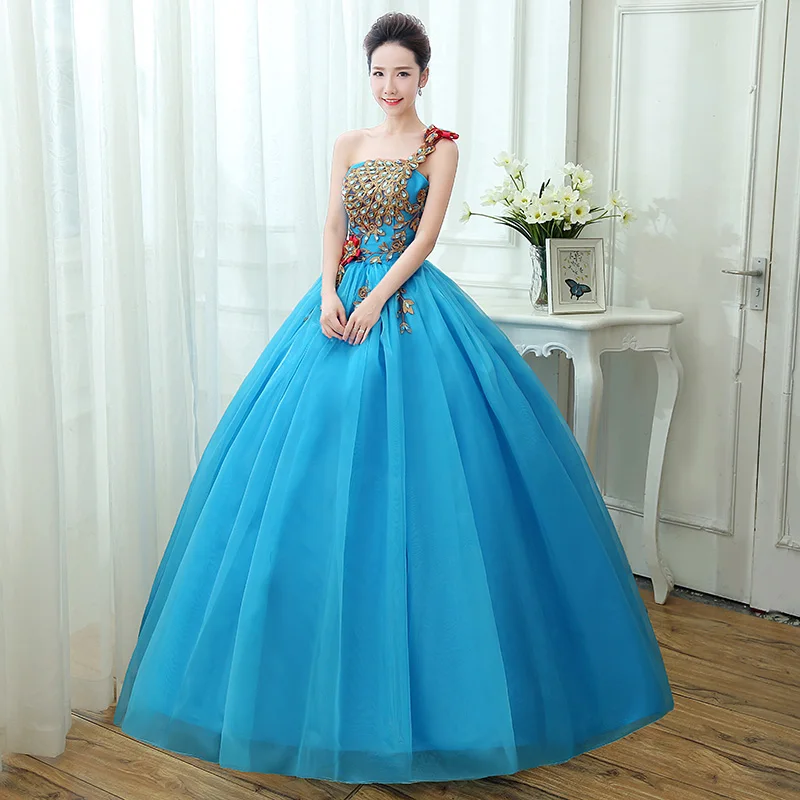 Elegent Quinceanera Dresses 2019 Beading Formal Dress Ball Gown Party Sweet 16 Vestido De Festa Robe Mariee | Свадьбы и торжества