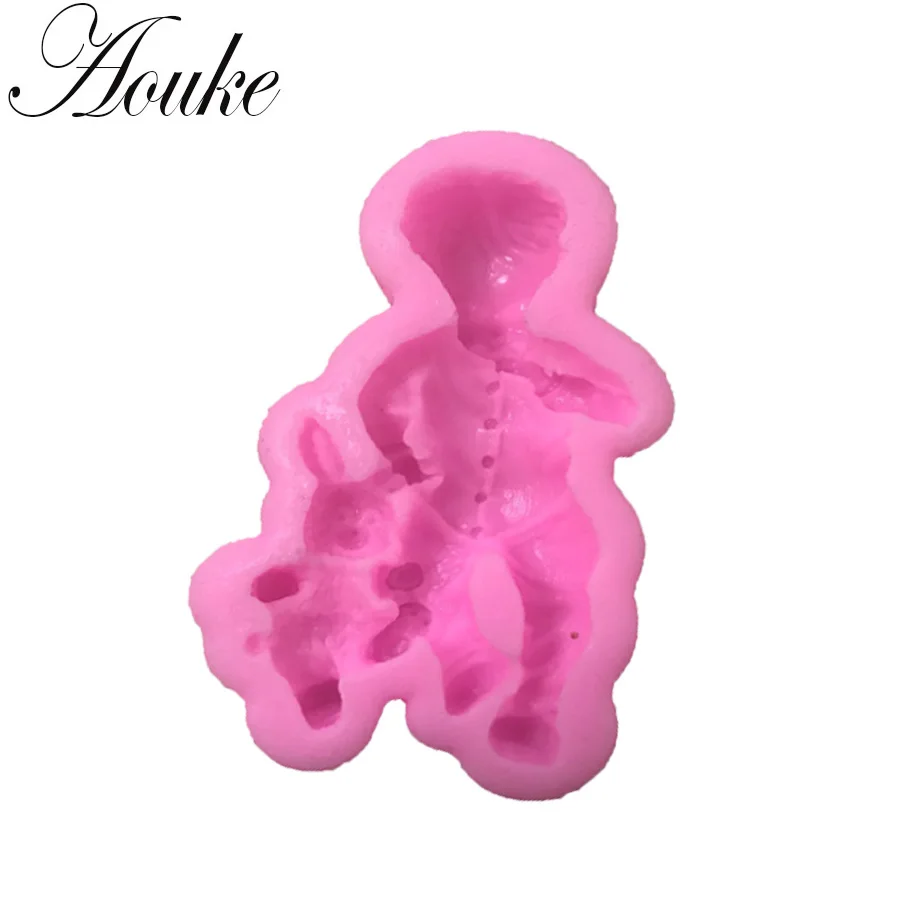 1 шт. пищевой силикон для девочек и мальчиков украшение торта силиконовые