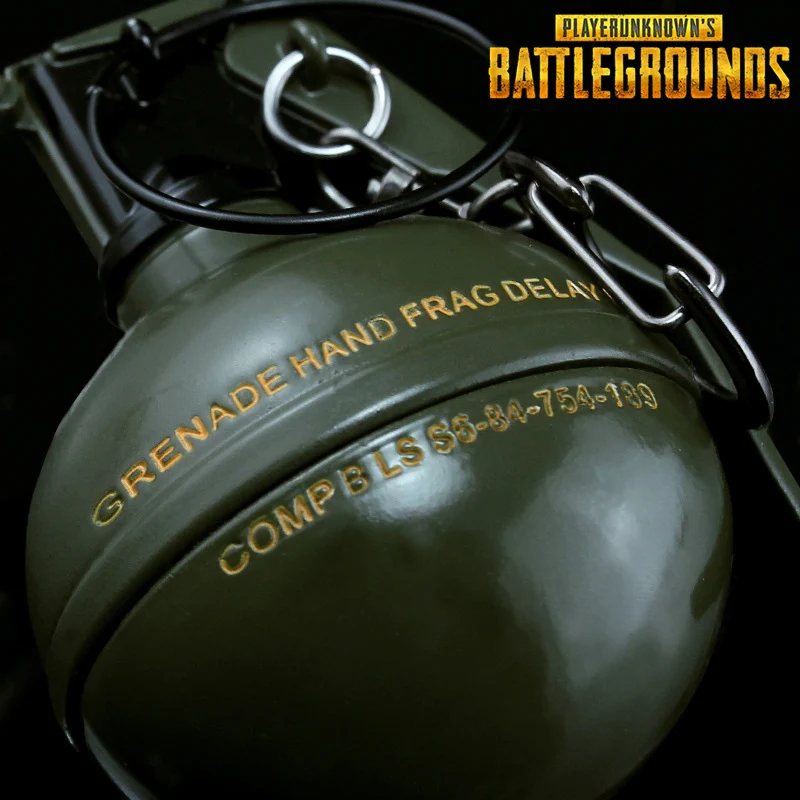 6 см игра Playerunknown's Battlegrounds Frag Grenades оружие модельный брелок PUBG сплав кулон сувенир