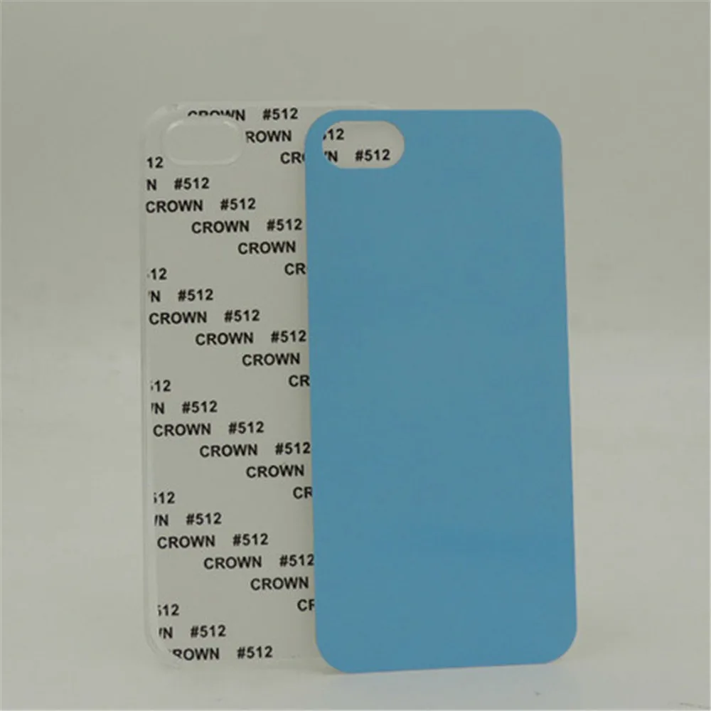 2D Sublimation Blank Case For iPhone 5 5S SE Plastic Cover with Aluminium Inserts Sheet 10pcs/lot |