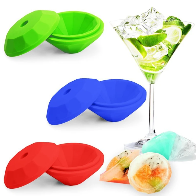 Новая форма бриллиантов 3D льда кубик прессформы Производитель бар партии