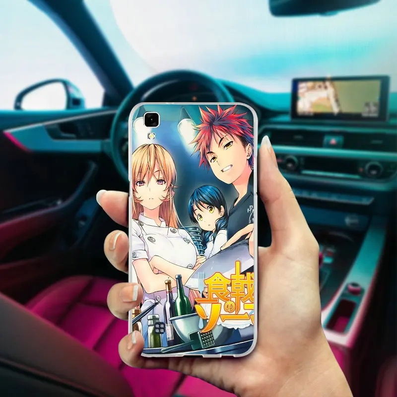 Soft TPU Phone Case for LG Spirit V10 V20 V30 G2 G3 Mini G4 G5 G6 K4 K7 K8 K10 HTC One Bag Cool Anime Shokugeki No Soma | Мобильные