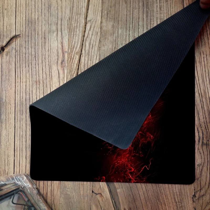 Красные линии большой игровой Мышь Pad Rast край Управление/Скорость версия мат для