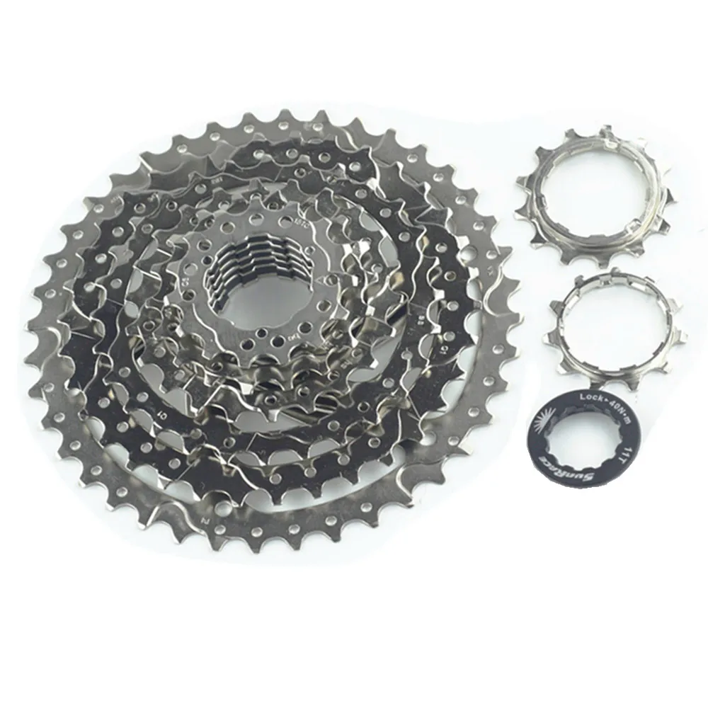 Silver Sunracing CSM680 8 скоростей 11-40 т черный/серебристый велосипед кассета подходит Shimano SRAM переходник маховика для GS SGS переключатель - Цвет: Silver