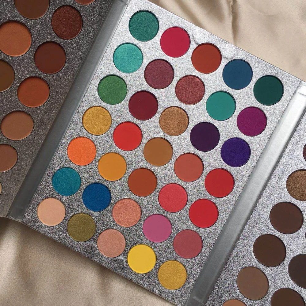 Beauty glazed матовые тени для век 63 цветов пигментированная водостойкая палитра