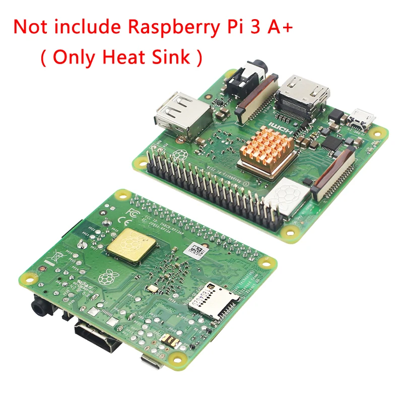 2 шт. Купер теплоотвод Процессор кулер для Raspberry Pi 3 Модель B + также подходит Model |