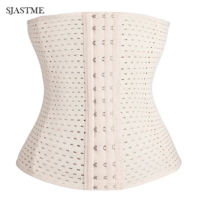 Women Waist Trainer Corsets Body Shaper Fajas Reductoras Girdle Control Cincher Shapers Slimming Weigth Loss Belt Slim Shapewear - Цвет: Beige