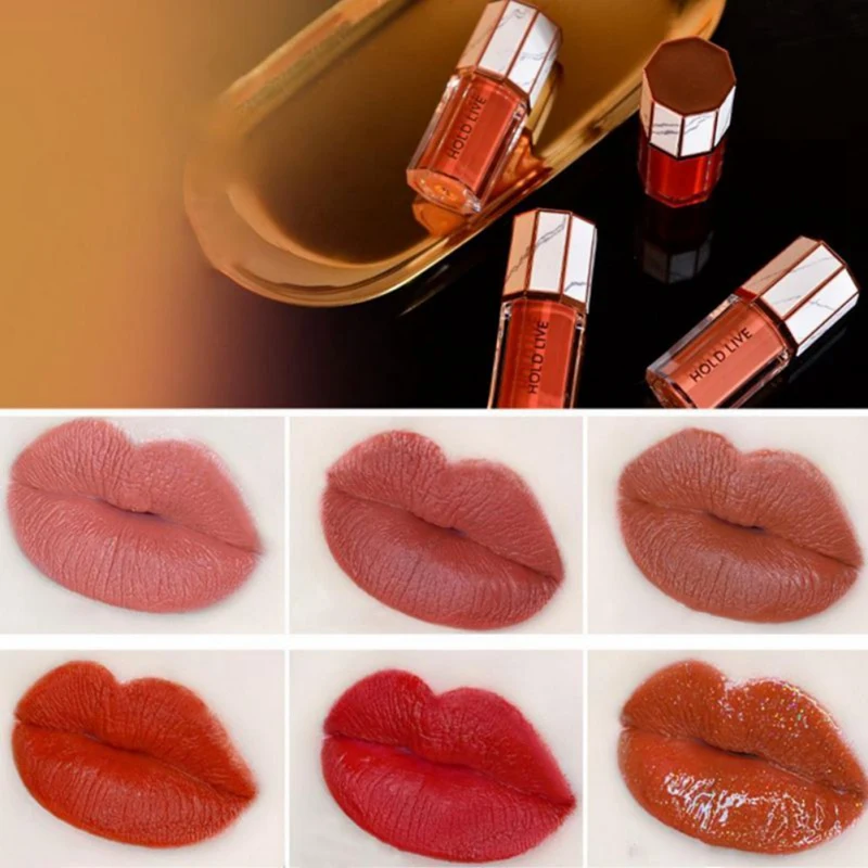 Мраморная бархатная Помада для губ глазурь макияжа стойкая гнилая томатная