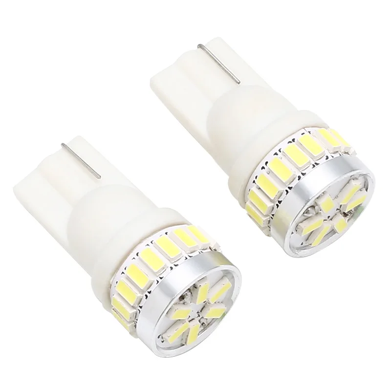 

2PCS High Quality T10/168/194/W5W LED Car Reading Light Super Bright LED Car Interior Sign Light Car Wedge Parking Light Bulb