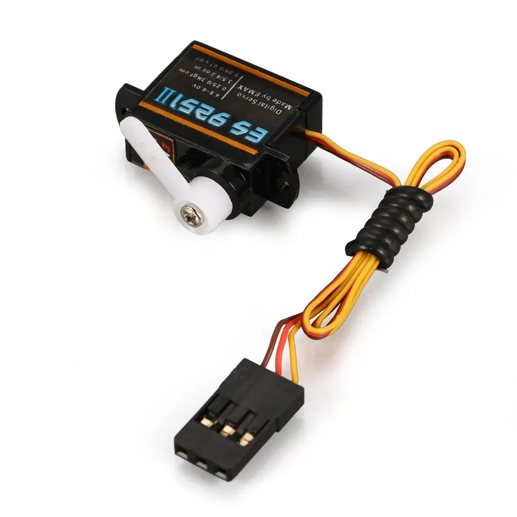 1 шт. EMAX ES9251 II 2 5 г Цифровой пластик шестерни Servo 4 8-6 0 в 3 кг 09/0 07 сек/60 градусов для RC