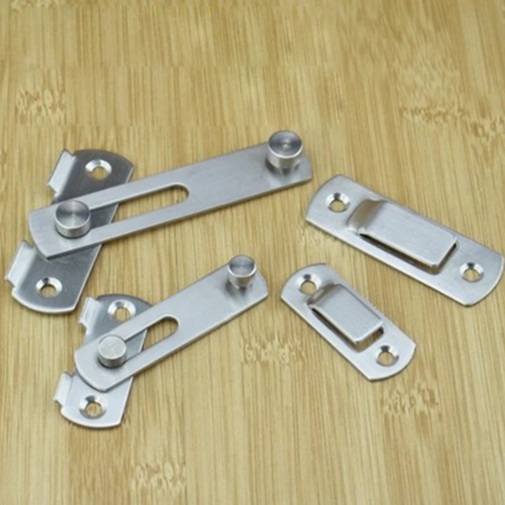 High Quality Stainless Steel Door Bolt Latch Slide Catch Lock Home Safety Gate Hardware Drop Shipping  Обустройство