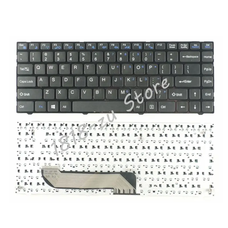 Клавиатура YALUZU для ноутбука HASEE UI43 UI43B UI41 UI47 UI45 D0 D1 D3 U41G UI43R U43 U45 на английском языке