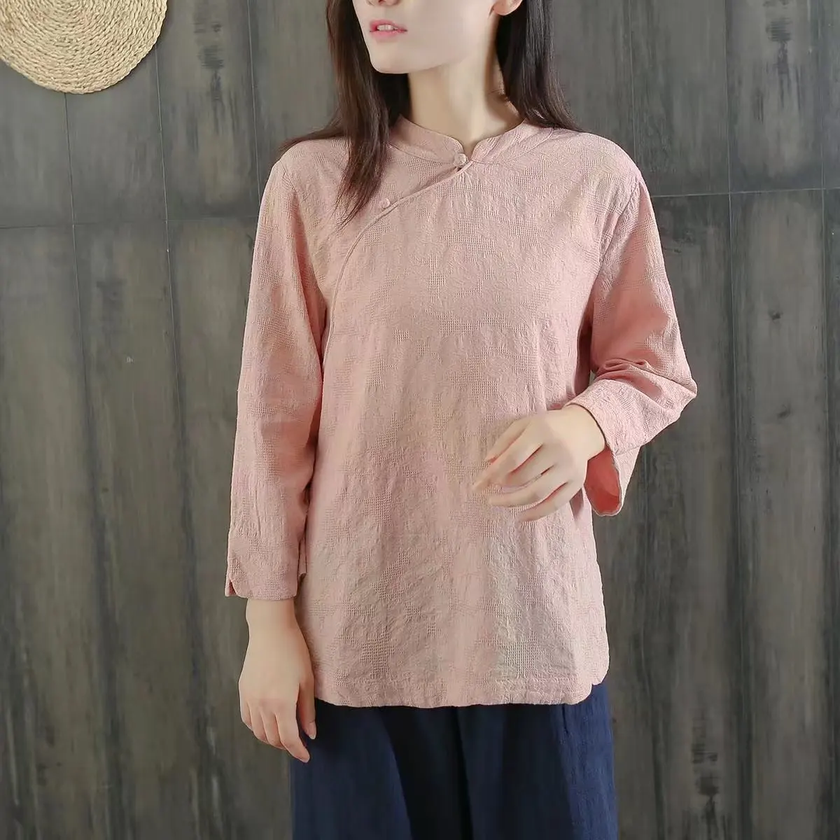 Весенняя Новинка ретро Театральный Костюм с пуговицами китайская тонкая