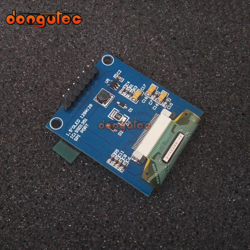 Dongutec 1 5 Дюймовый 7PIN полноцветный OLED модуль дисплей экран SSD1351 привод IC 128(RGB)* 128