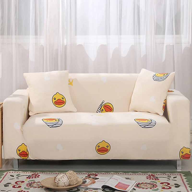 Asofver милый медведь чехол для дивана эластичный диван Slipcover Cubre диван растягивающиеся покрытия для мебели протектор Чехлы для диванов для гостиной