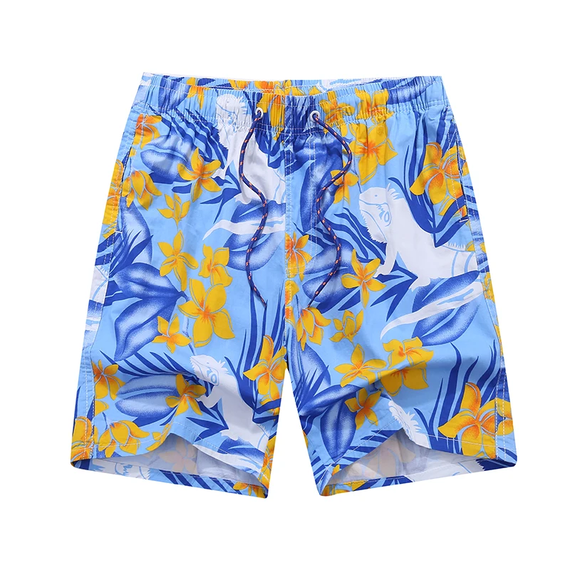 Летние пляжные шорты для мужчин Повседневная пляжная одежда с принтом