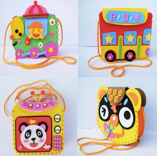 EVA Cartoon Handmade Bags DIY Hand sewing Educational Toys for Children | Игрушки и хобби