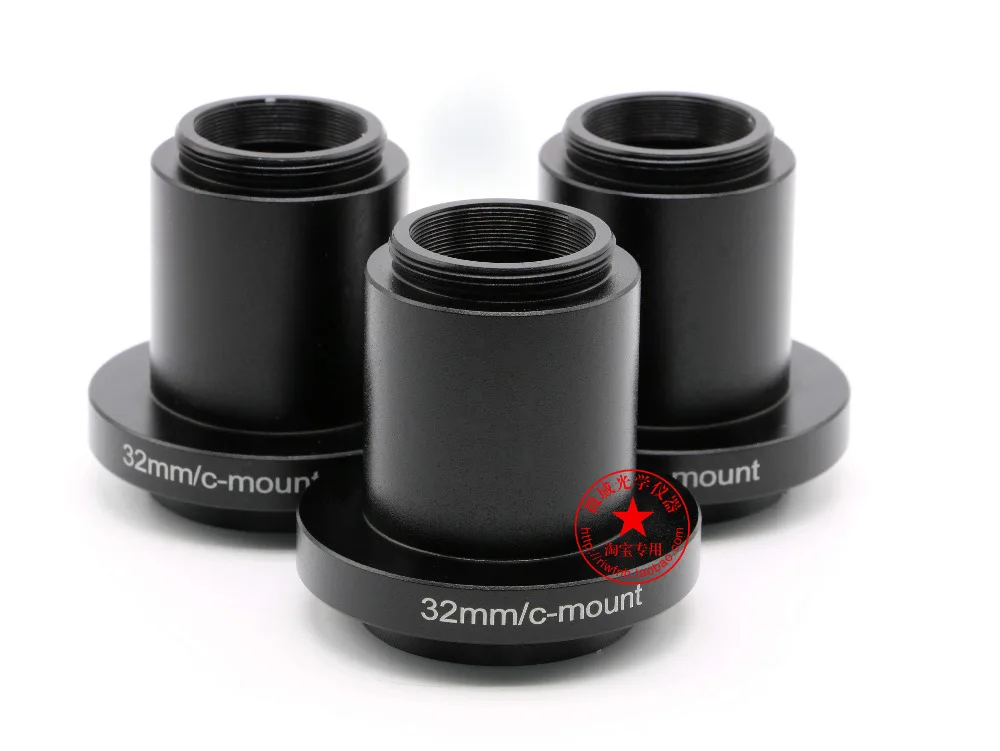 C-mount 32mm Cone 1X CCD Adaptor Interfaces Adapter 1/2 For Biological Metallographic Microscope | Инструменты
